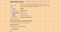Desktop Screenshot of halloftimelibrary.com